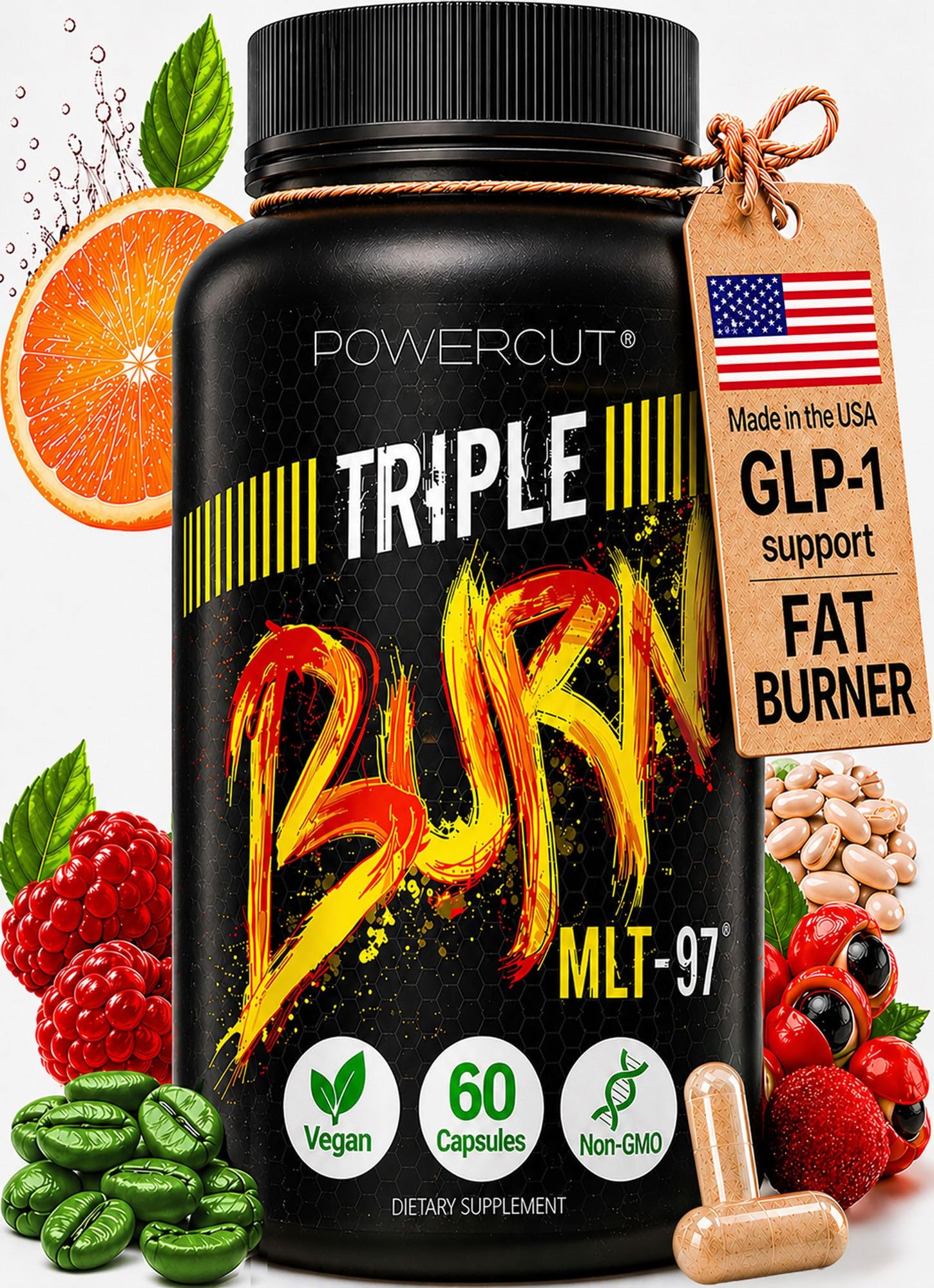Amazon.com: Triple Burn Weight Loss Pills for Women & Men, Fat